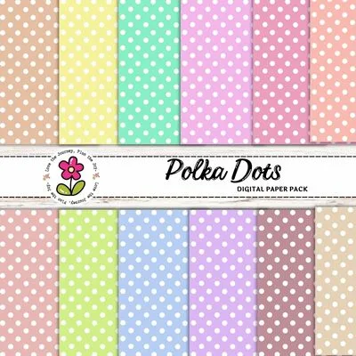 Polka Dots Digital Paper