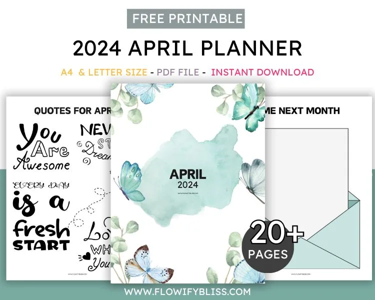 2024 April Planner