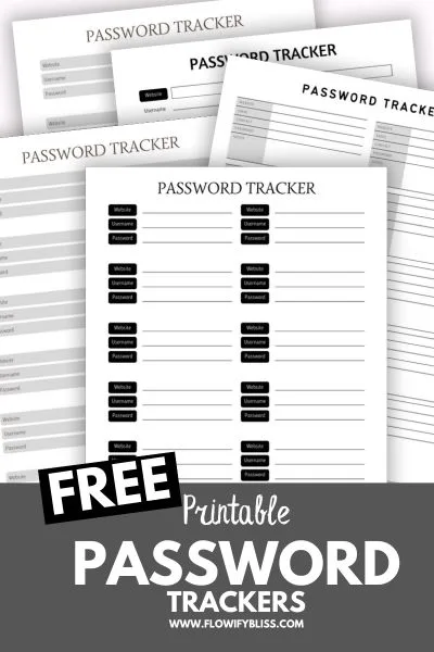 Password-tracker-organizer-log