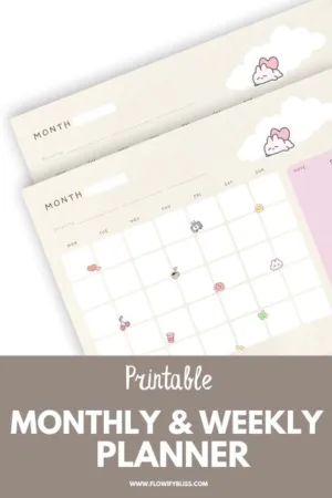 Monthly-Weekly-planner