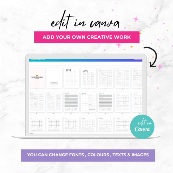 work-from home-editable-planner