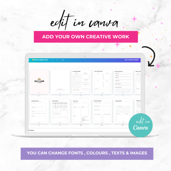 editable-self-care-planner-canva-templates