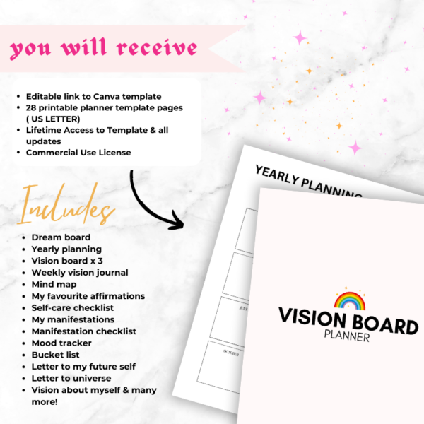 vision-board-planner-editable-planner