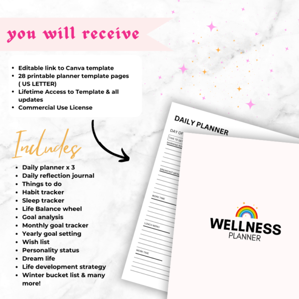 editable-planner-wellness