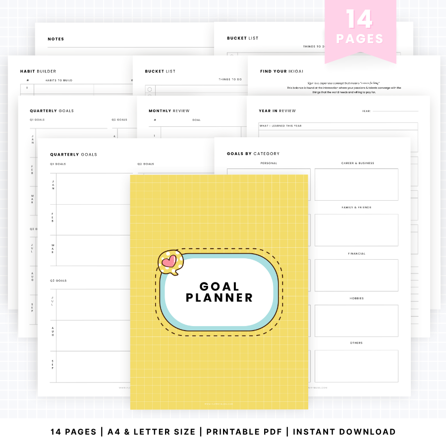 goal-planner-pdf-instant download