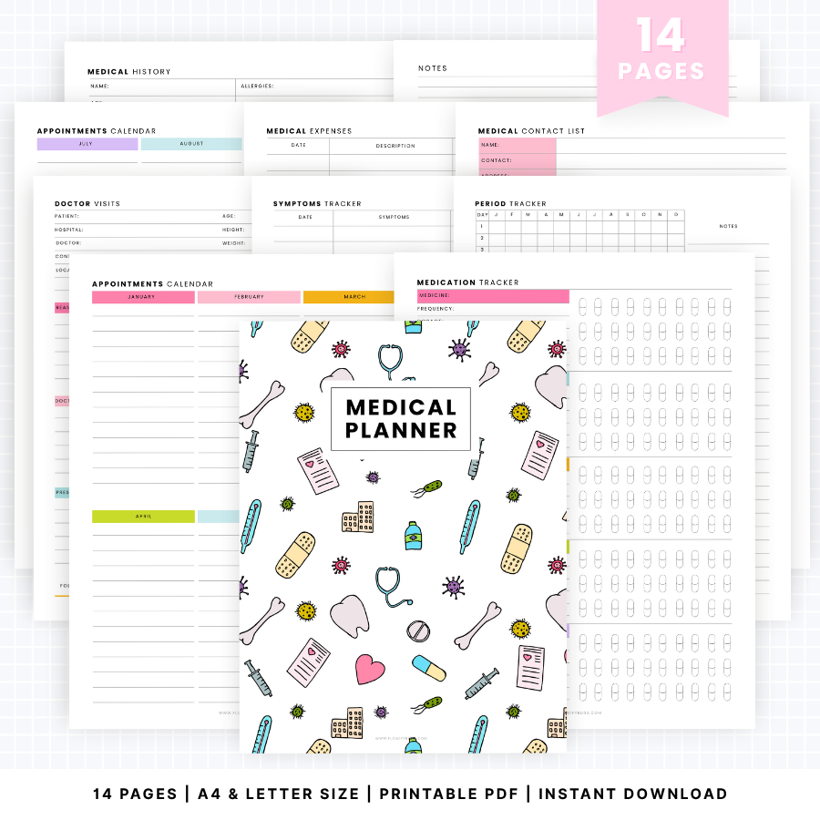 medical-planner-pdf-instant download