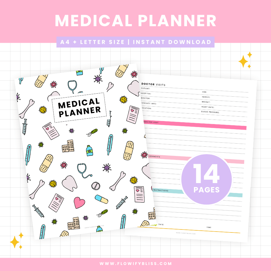 medical-planner-printable-instant-download