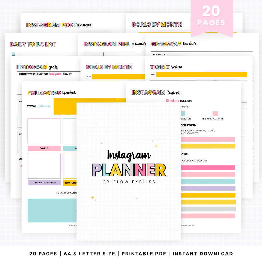 Instagram-planner-printable-pdf-instant download