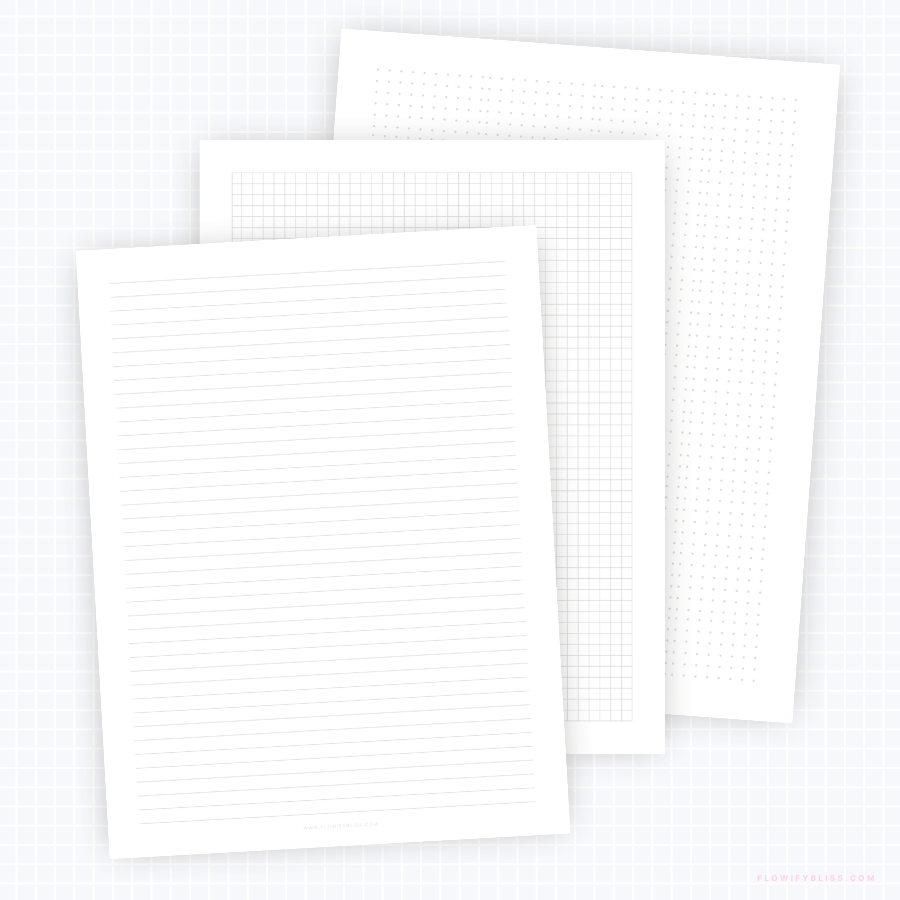 Lined-Dot-Grid -Printable