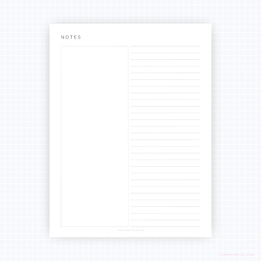 printable-notes-page