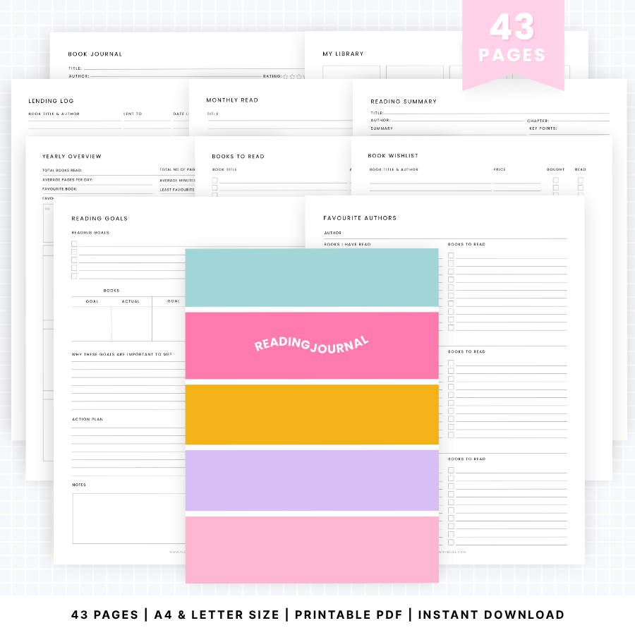 reading-journal-printable-pdf-instant-download