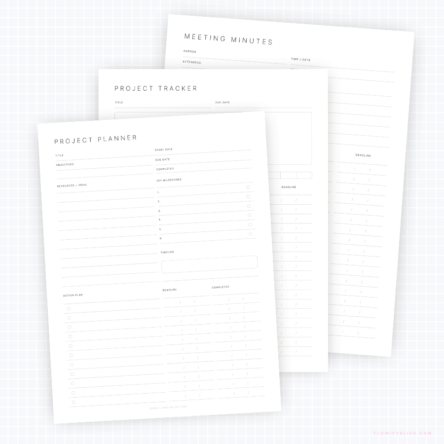 project-planner-printable