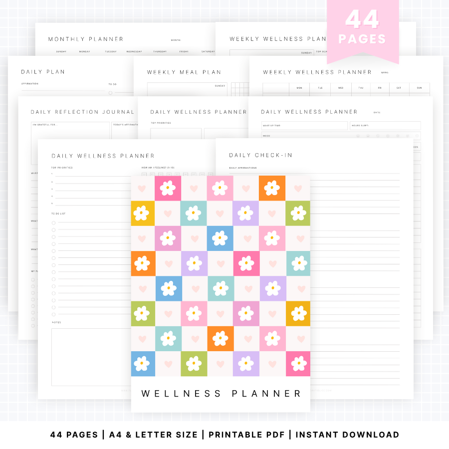wellness-planner-printable-pdf-instant-download