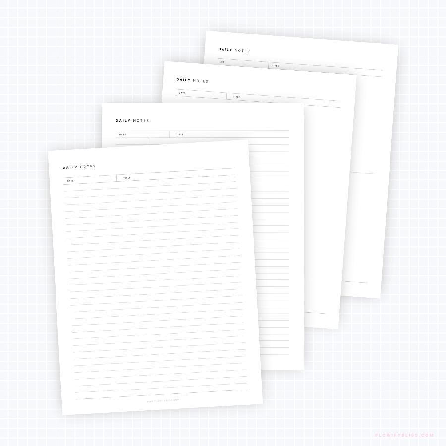 notes set