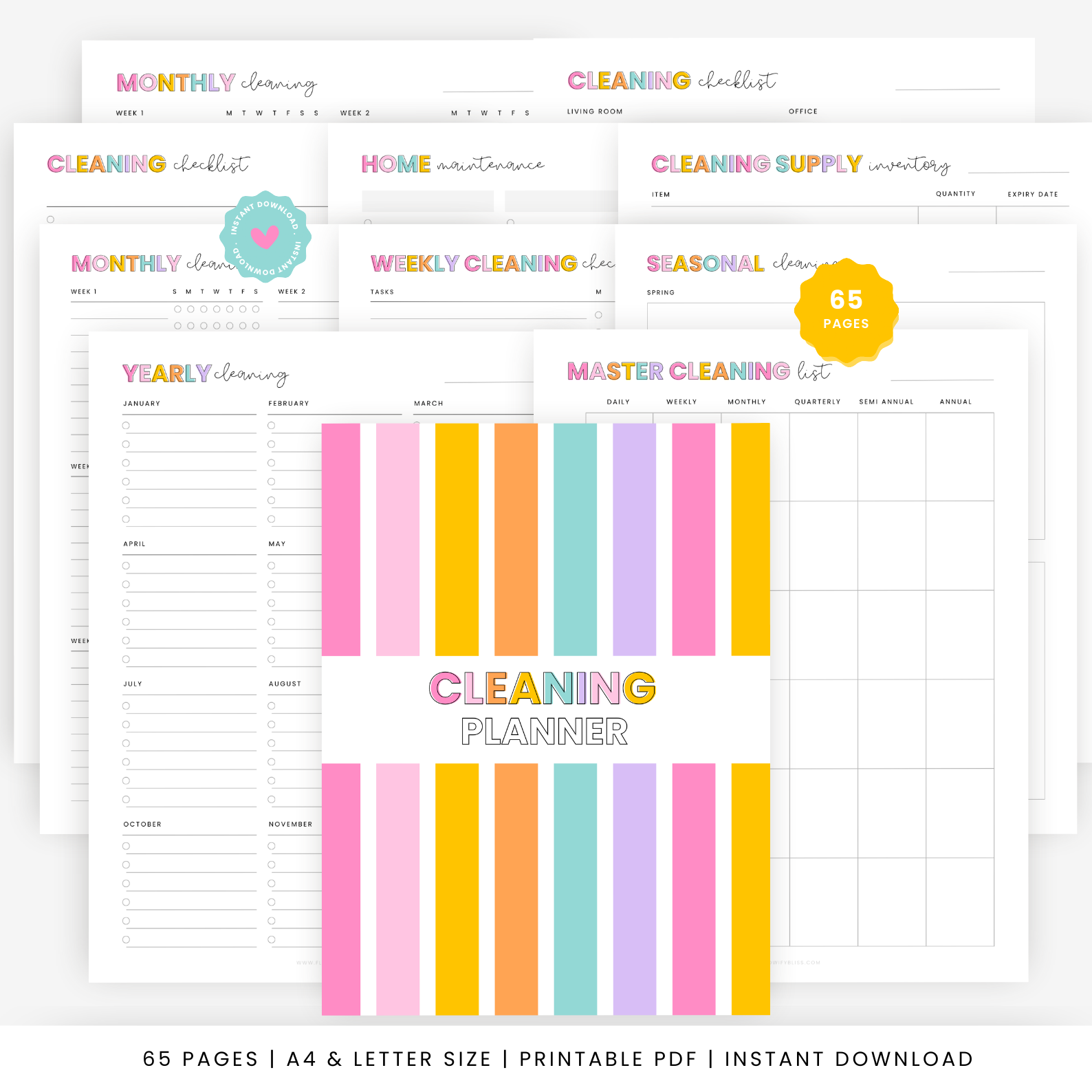 Cleaning Planner Printable 1 adhd-cleaning-planner-bundle-1