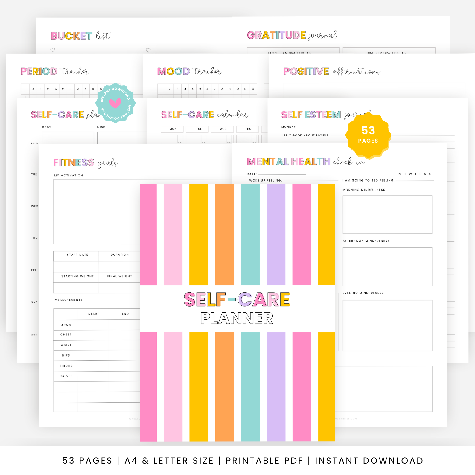 Self-Care Planner Printable 2 printable-self-care-planner